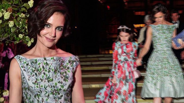 Katie Holmes steps out hand-in-hand with lookalike daughter Suri following New York City Gala