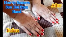 How To Remove Sun Tan from Body Quickly | Best Home Remedies for Sun Tan Removal