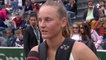 Roland-Garros : Fiona Ferro "J'ai ma place dans ce genre de tournoi"