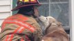 Maine Firefighter Gets Puppy Love During Dog Rescue