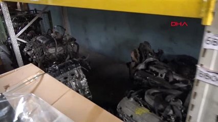 Eskişehir'de Kaçak Otomobil Parçası Operasyonu