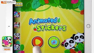 Transportation - Animated Sticker Puzzles by BabyBus - iPad gameplay for kids