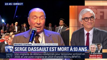 Emmanuel Macron rend hommage à Serge Dassault