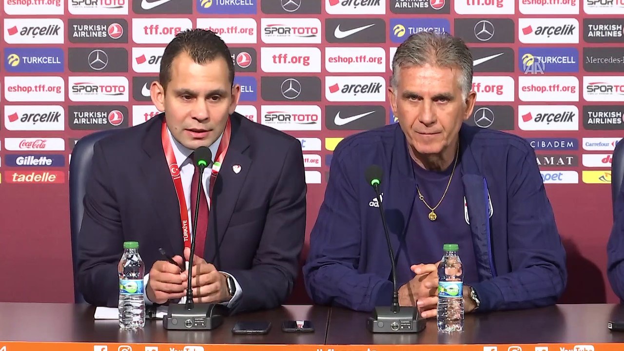 Türkiye-İran maçının ardından - İran A Milli Futbol Takımı Teknik Direktörü Queiroz - İSTANBUL