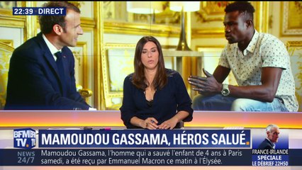 Mamoudou Gassama, héros salué