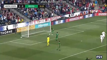 Amazing Goal Sargent (2-0) USA vs Bolivia