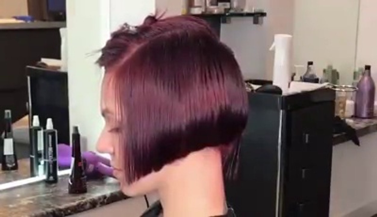 How to: Layered bob haircut step by step tutorial