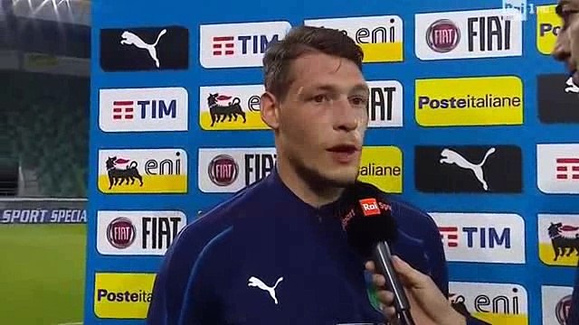 Intervista ANDREA BELOTTI Dopo ARABIA SAUDITA ITALIA 1-2
