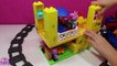 Little Girl Making Peppa Pig House And Train Station ◕ ‿ ◕ Peppa Pig Toys Video
