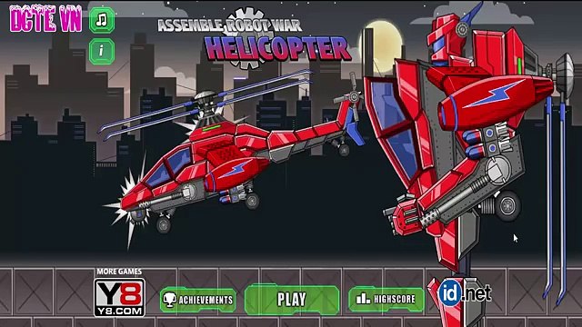 Lắp Ráp Robot Khủng Long Chiến Đấu | ASSEMBLE ROBOT WAR HELICOPTER