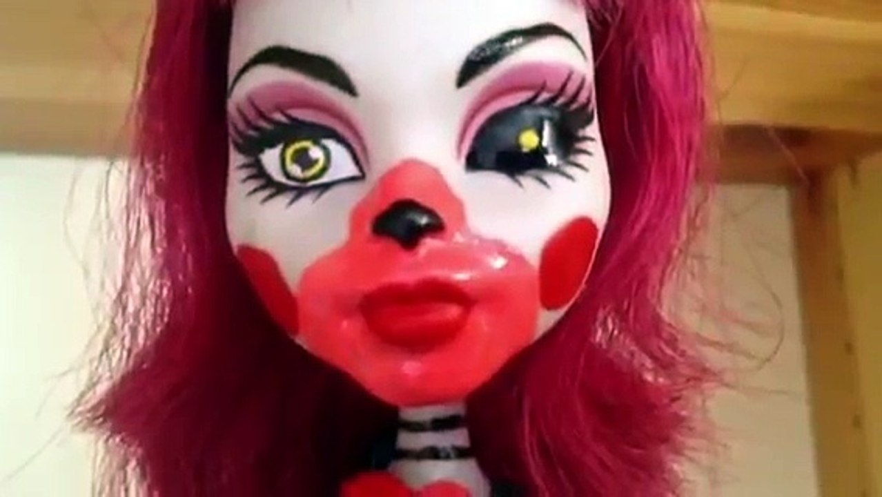 Custom monster high Fnaf Mangle doll