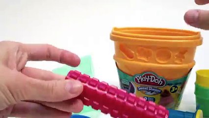 Cookie Monster Play Doh Sweet Shoppe Hasbro Toys - Cookie Monster eats Playdough Ice Creams