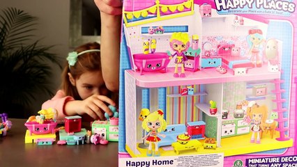 ROOM TOUR de la HAPPY HOME, la maison de poupées Happy Places ! Unboxing et aménagement !