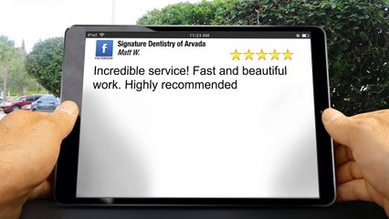 Signature Dentistry Of Arvada - Dr. Michael Woods Perfect 5 Star Review by Matt W.