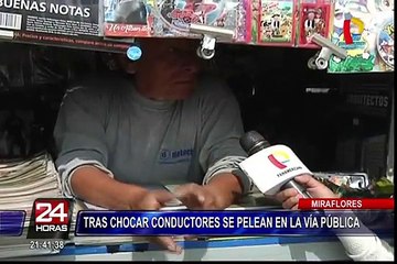 Conductores protagonizan bochornosa pelea en plena vía pública