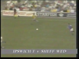 Ipswich Town - Sheffield Wednesday 25-08-1990 Division Two
