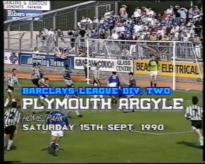 Plymouth Argyle - Leicester City 15-09-1990 Division Two
