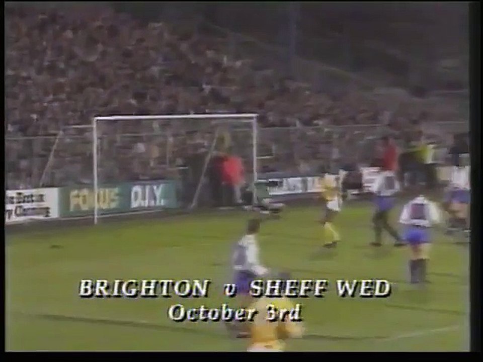 Brighton & Hove Albion - Sheffield Wednesday 03-10-1990 Division Two