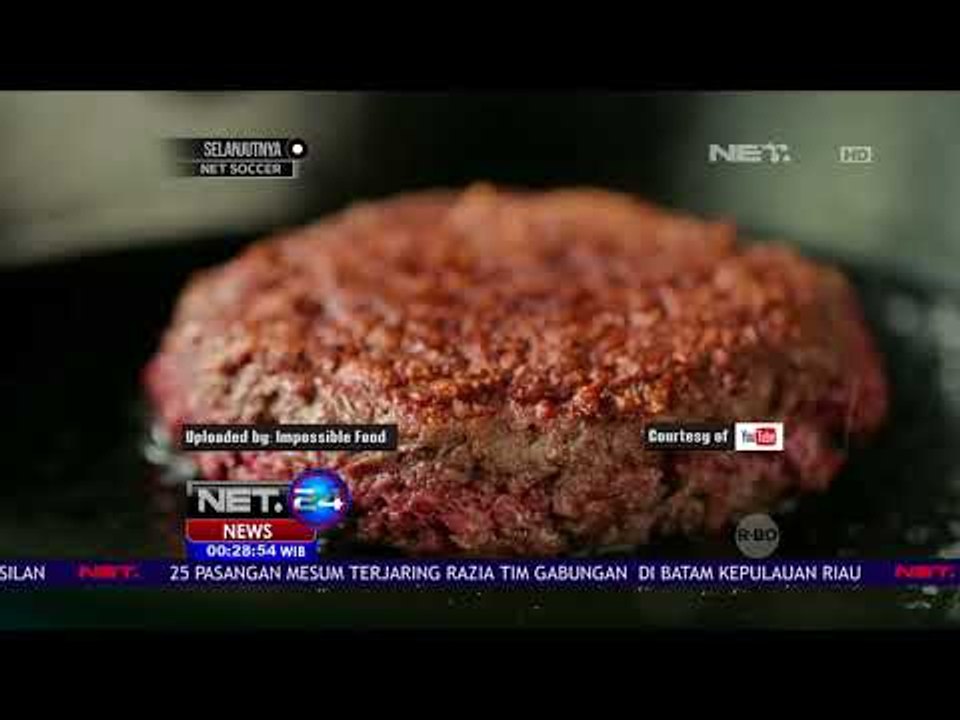 Impossible Burger, Burger yang Terbuat Dari Protein Non Hewani - NET24