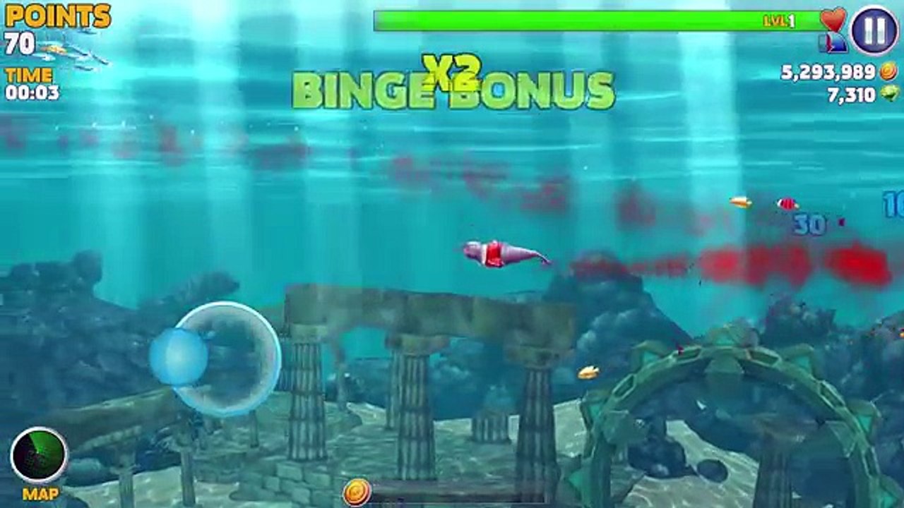 Hungry Shark Evolution - Natasha The Narwhal vs Enemy Electro Shark