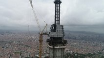 365 Metre Yüksekliğe Ulaşan Çamlıca Kulesi, 300 Metrelik Eyfel Kulesi'ni Geride Bıraktı