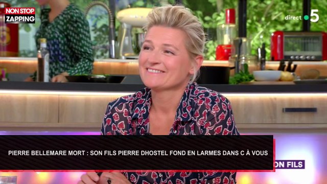 Pierre Bellemare mort : Son fils Pierre Dhostel fond en larmes dans C à Vous (Vidéo)