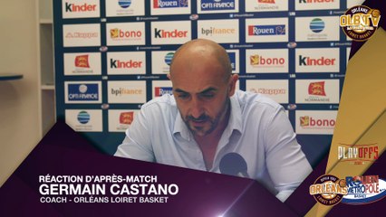 Playoffs Pro B vs Rouen - Réaction aprés match