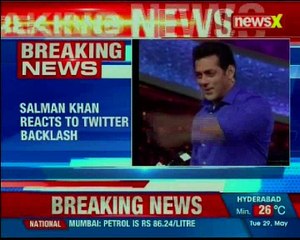 Superstar Salman Khan, reacts to heavy Twitter backlash against the trailer of 'Race 3'