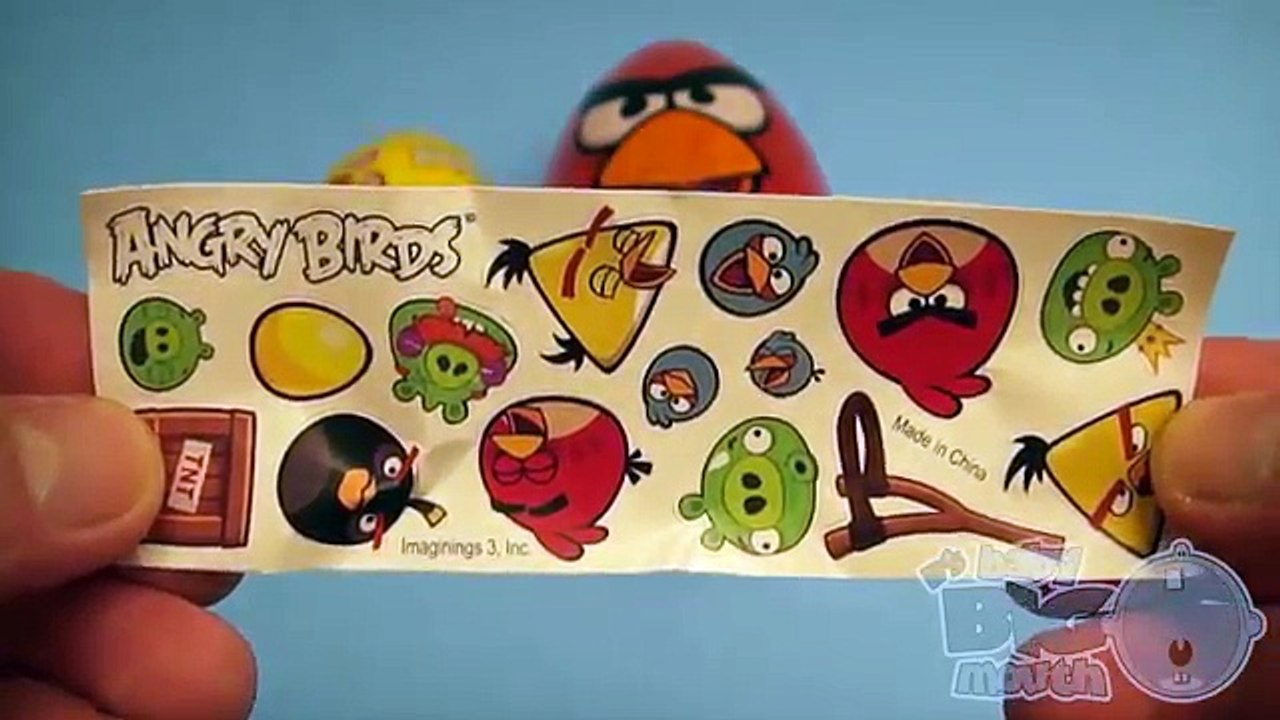 Angry Birds Surprise Egg Opening Party!