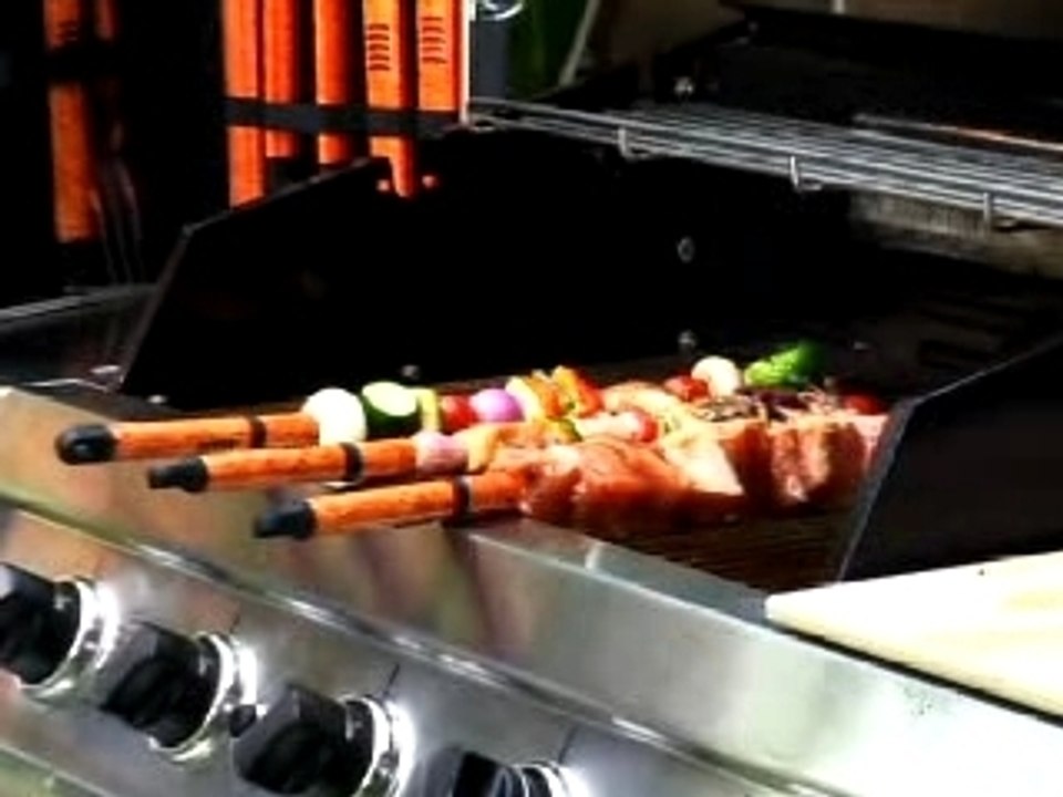 Pushette™18 Piece BBQ Skewer Set