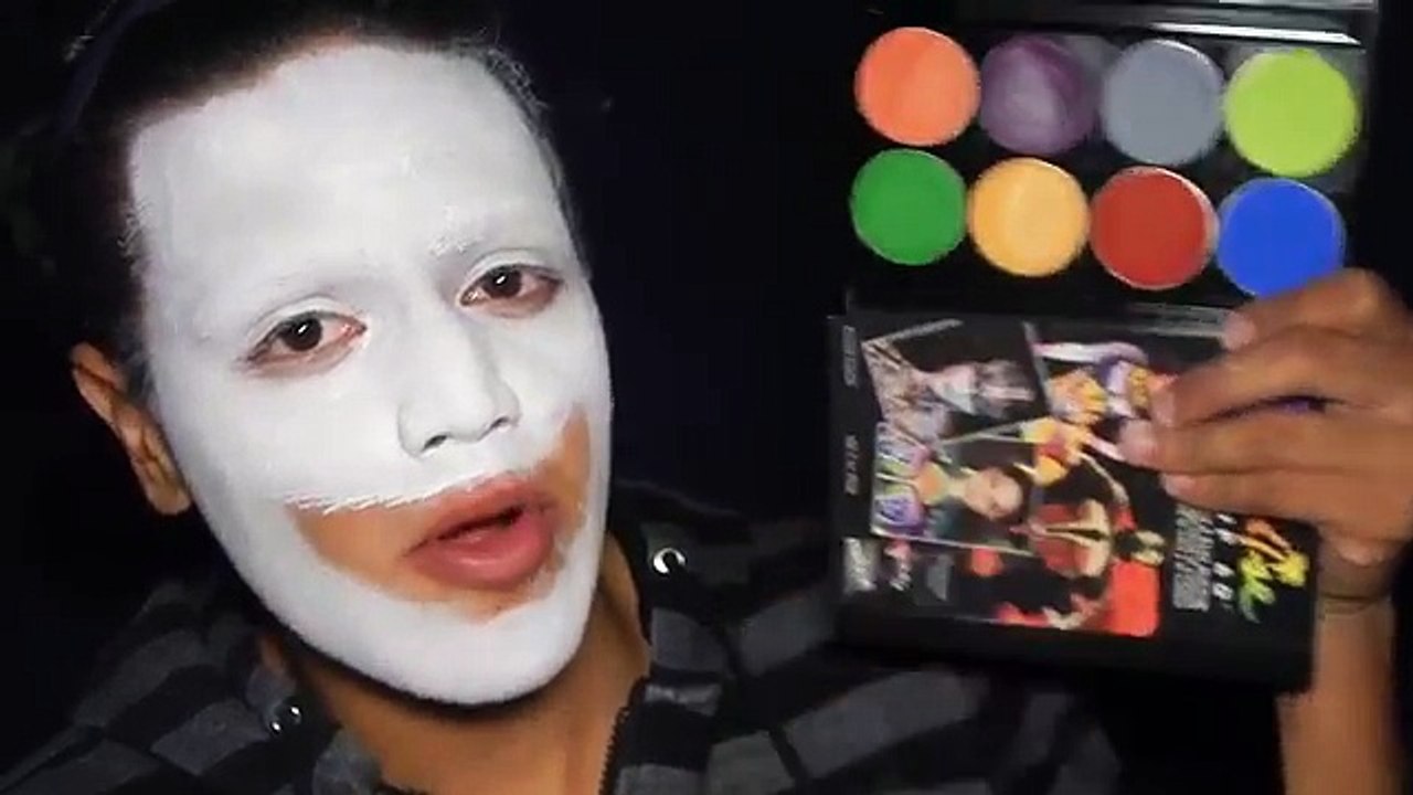 Creepy Clown / Jack in the Box makeup tutorial