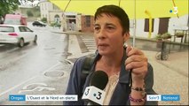 Les orages de pluie et de grêle font d'importants dégâts dans la partie nord de la France