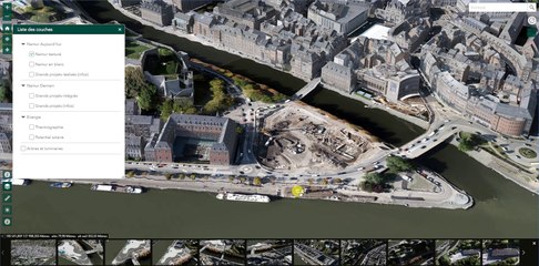 Modélisation 3D de Namur :  la cathédrale