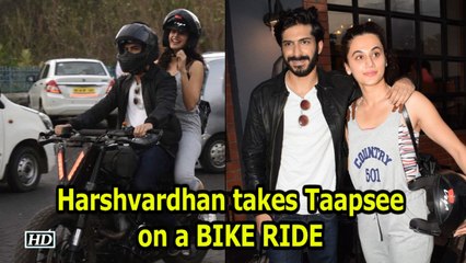 Harshvardhan takes Taapsee on a BIKE RIDE as Superhero