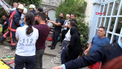 Sarıyer'de Kilise Bahçesinde Kurtarma Operasyonu