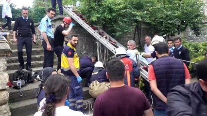 Su kuyusuna düşen kadını itfaiye kurtardı - İSTANBUL