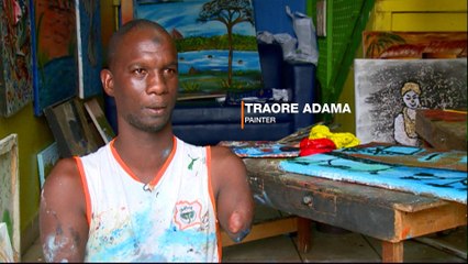 'In Africa, many people denigrate the disabled': Ivorian artist fights stigma