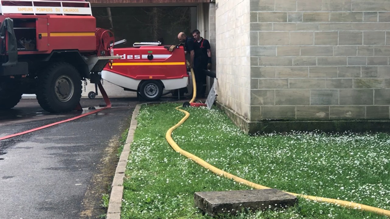 Inondations au lycée Le Robillard