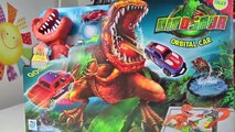 Хот Вилс Трек с Динозавром Hot Wheels T-REX Take Down Eat Cars Машинки Хот Вилс от Супер Егор