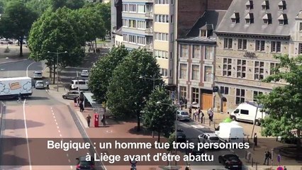 Fusillade à Liège: trois morts, dont deux policiers