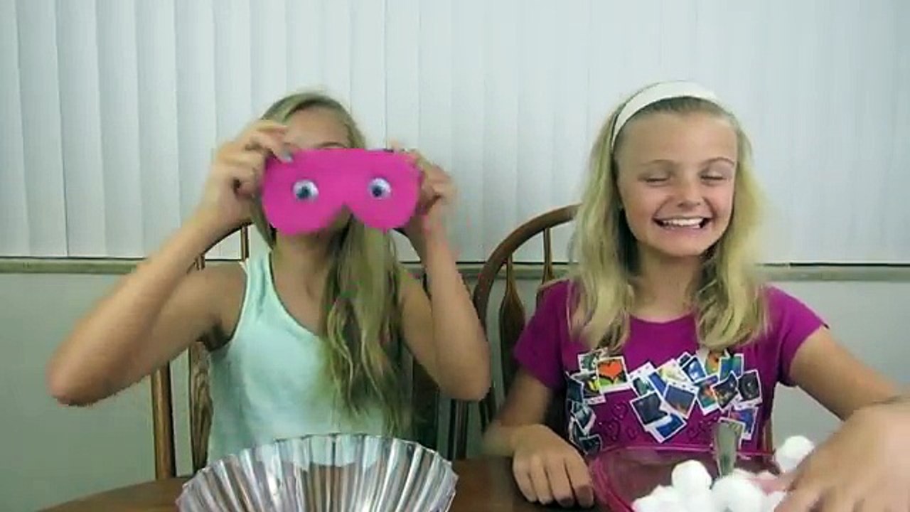 Cotton Ball Challenge ~ Jacy and Kacy