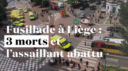 Fusillade à Liège : trois morts, l'assaillant abattu