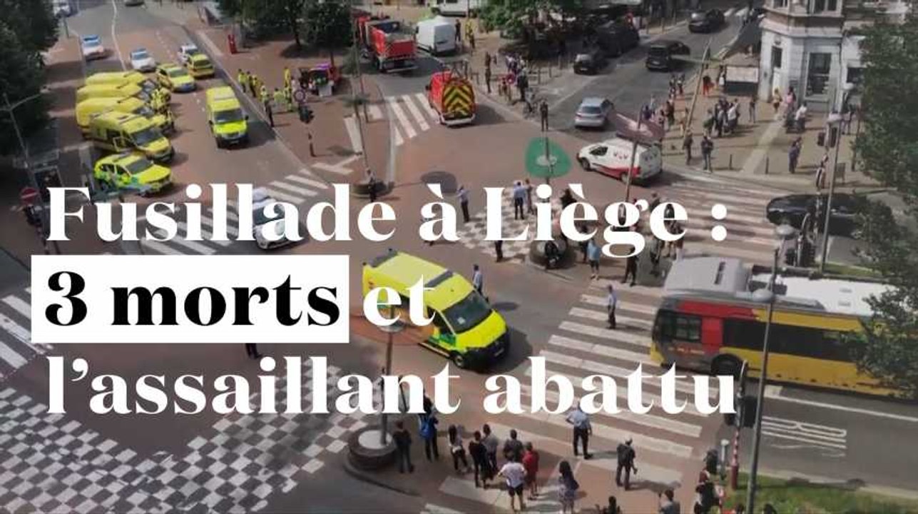 Fusillade à Liège : trois morts, l'assaillant abattu