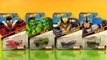 4 Marvel Hotwheels Cars Toys, Wolverine, The Hulk, Falcon, and Rhino!