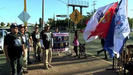 Veteranos mexicanos deportados piden volver a EEUU
