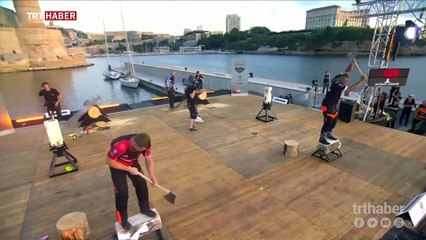 Dünya Kereste Kesme Şampiyonası'nda kıyasıya mücadele