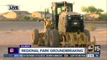Gilbert breaking ground on new mega-park