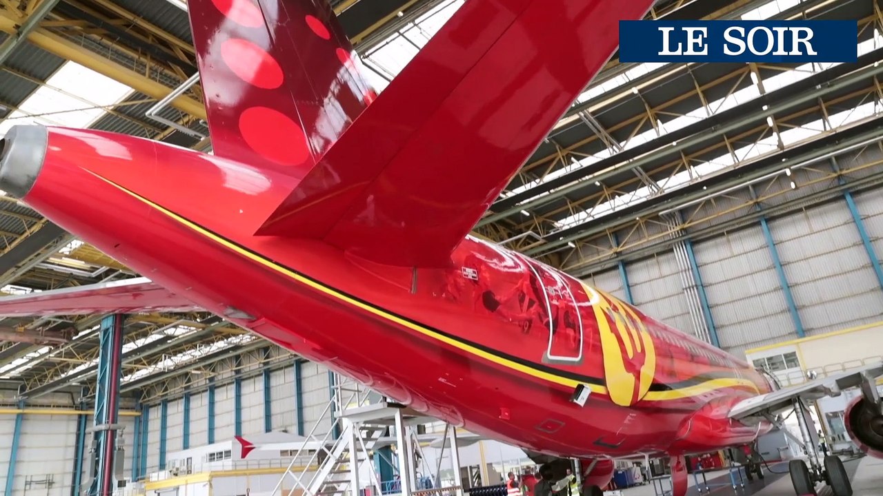 Découvrez l'avion des Diables Rouges