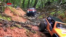 Mudding! Part 1: 11 trucks Offroad RC Adventures Trail finder 2 hilux Axial wraith scx10