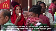 Crippling heat wave grips Indian capital